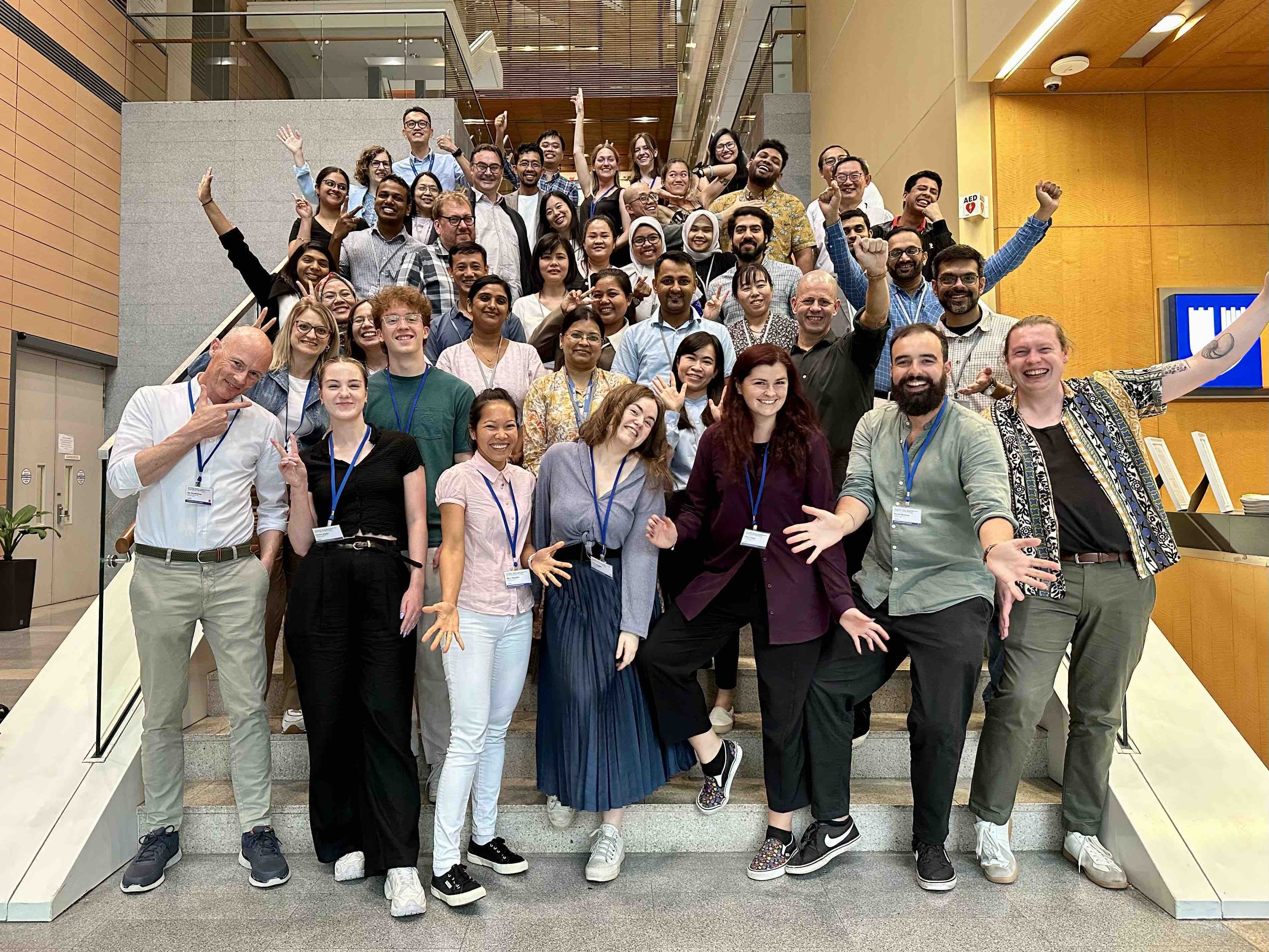 Group shot of all the participants and trainers