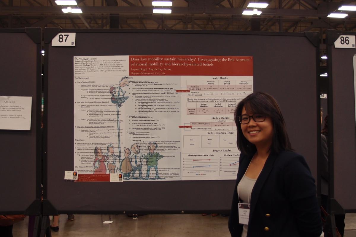 Lay See participating in a conference