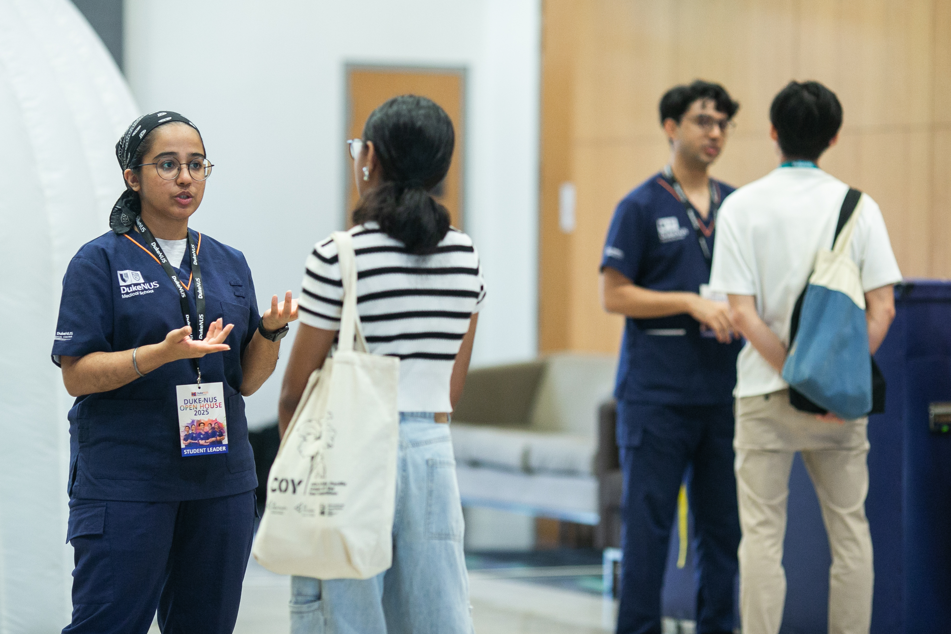 Students at Open House 2025