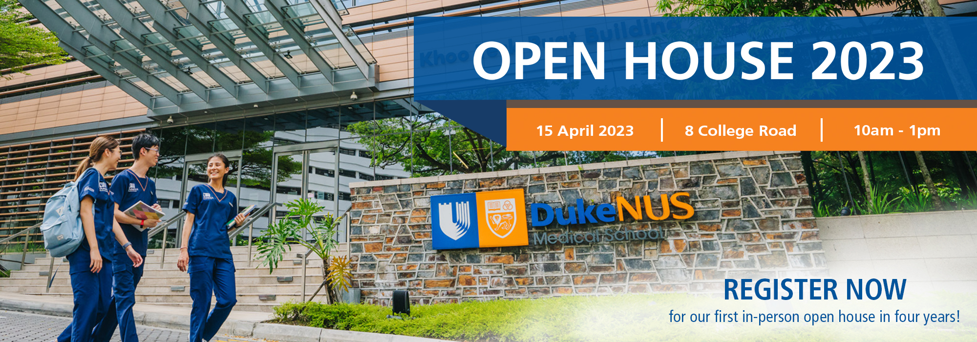 Open House homepage banner (desktop)