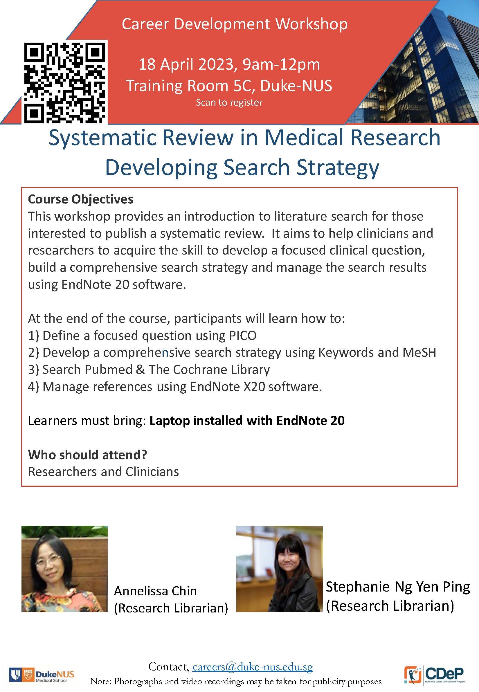 2023 - systematic review workshop