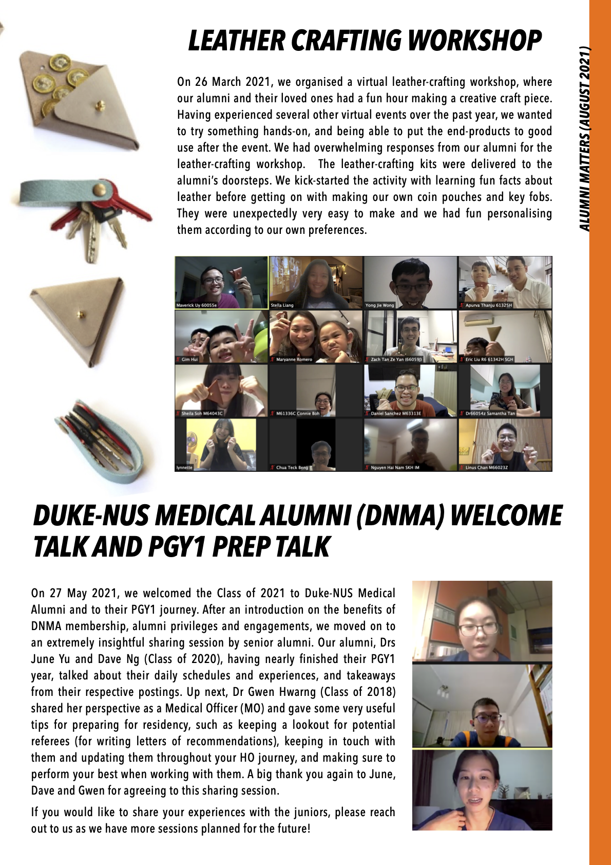 ALUMNI MATTERS AUG 2021 P7