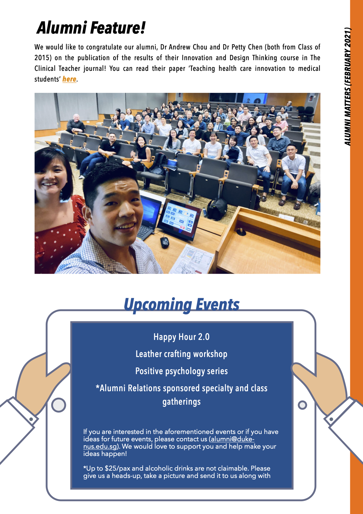 Alumni Matters Feb 2021 Page 5