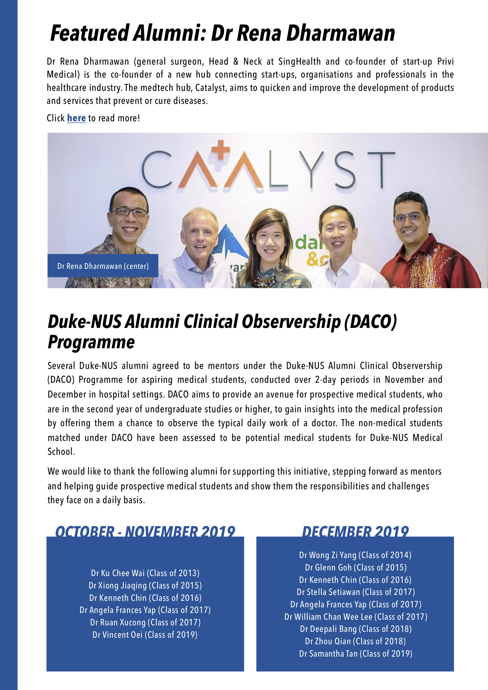 Alumni Matters January 2020 Page 4