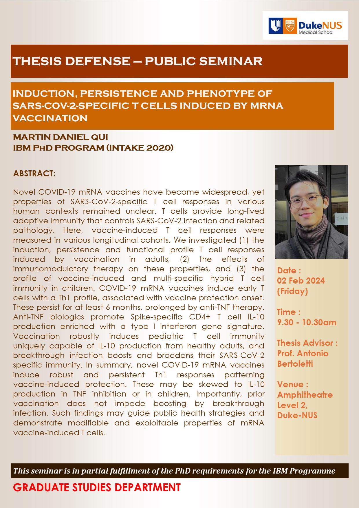 Flyer - Martin Qui