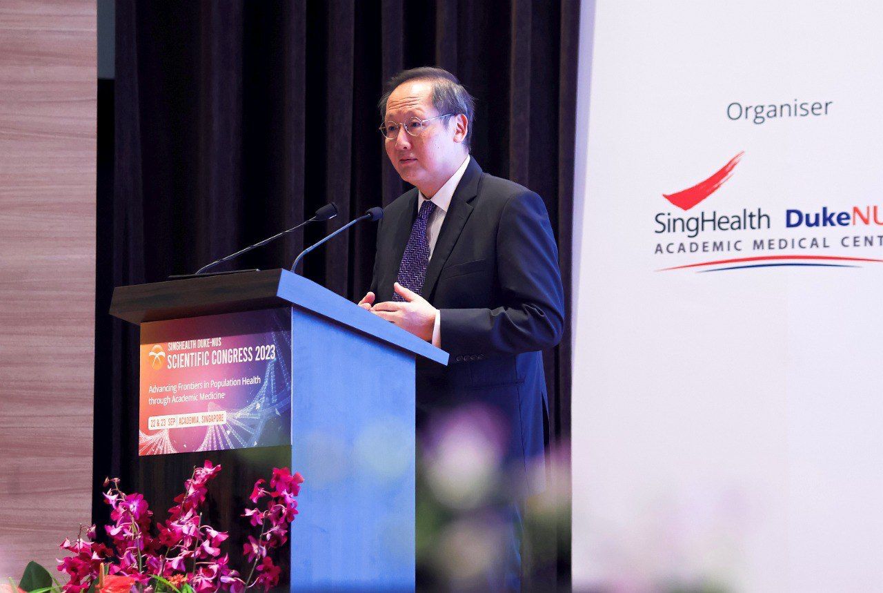 Minister speaking