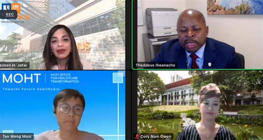 Prof Tazeen Jafar moderates international mental health forum