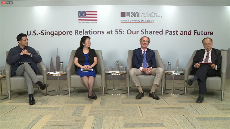 Dean Professor Thomas Coffman discusses US-Singapore ties on final US-SG55 Speaker Series panel
