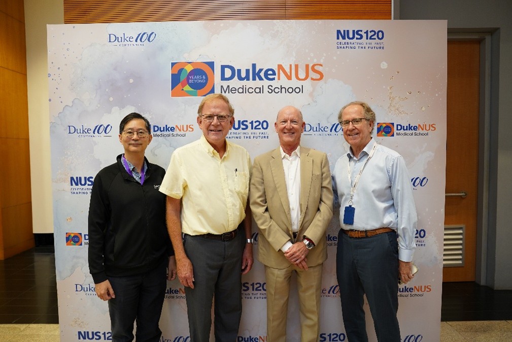 Duke-NUS welcomed Professor Paul Noble, Chair of Medicine at Cedars-Sinai and Past-President of the Association of American Physicians, during his visit in August.