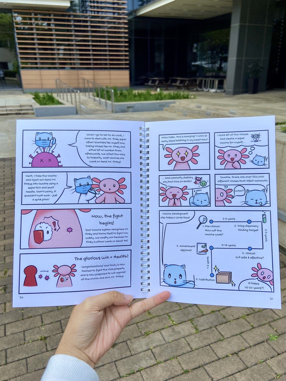 Duke-NUS student interns write and illustrate special edition COVID-19 comic book