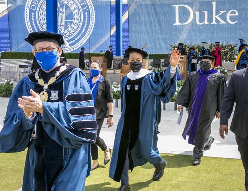 This year, Duke was even able to host its Commencement in person 