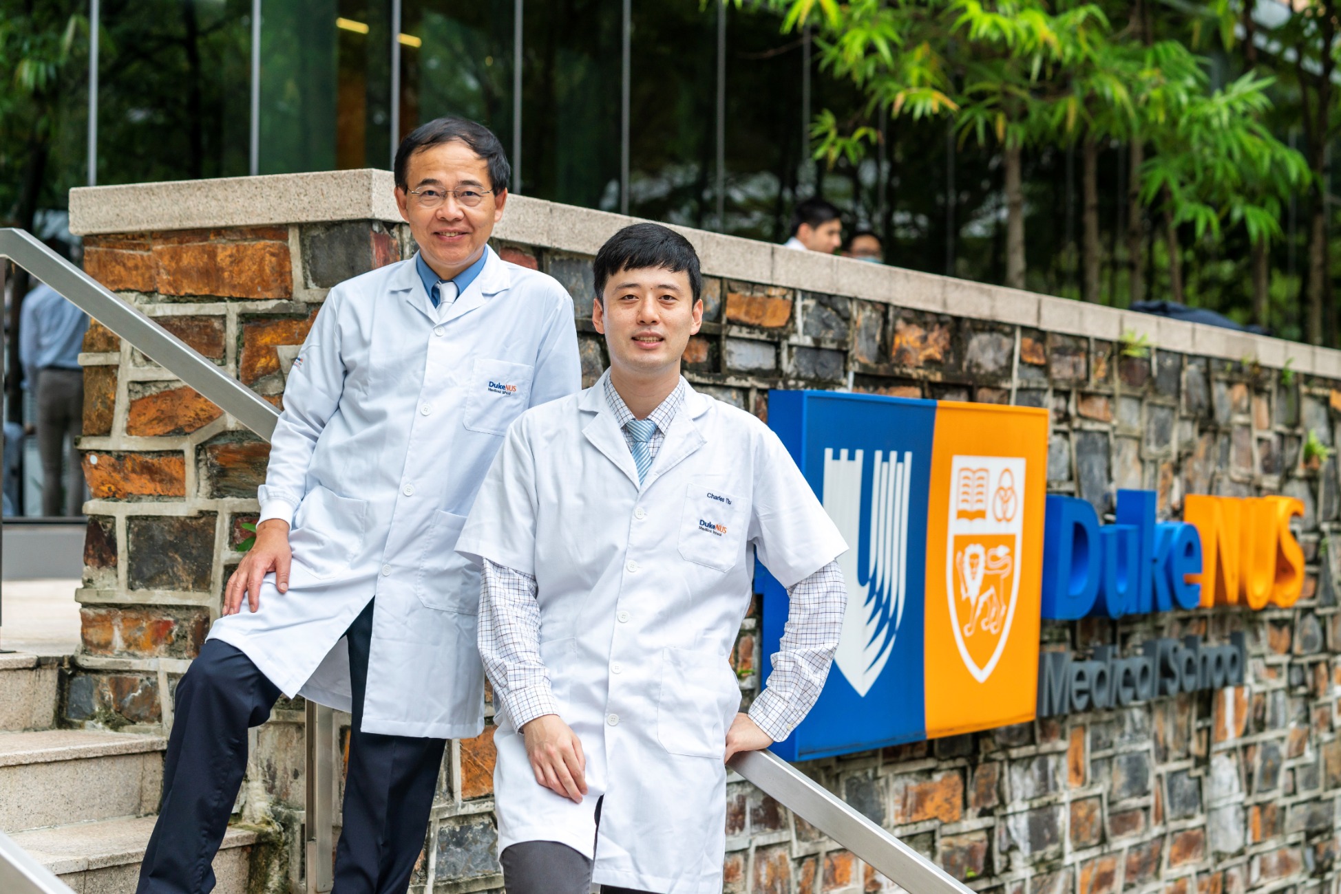 Prof Wang Linfa (left) and Asst Prof Matae Ahn (right) // Credit: Matae Ahn