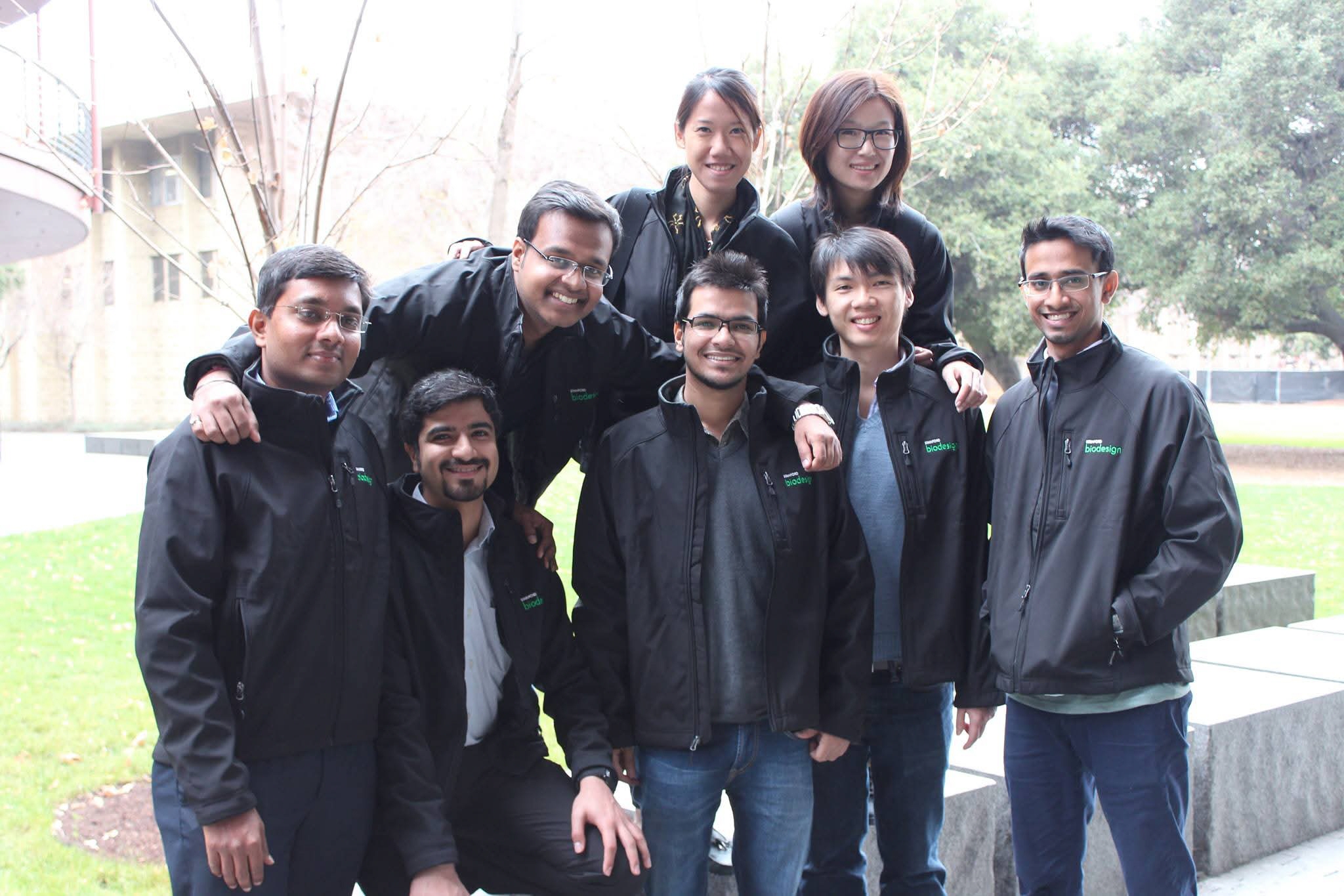 With fellows from the Singapore-Stanford Biodesign Programme, where I met my co-founders for Privi, Including Prusothman Raja (extreme right), Benjamin Tee (first row, second from right) and Cecilia Wang (top row, right) // Credit: Rena Dharmawan