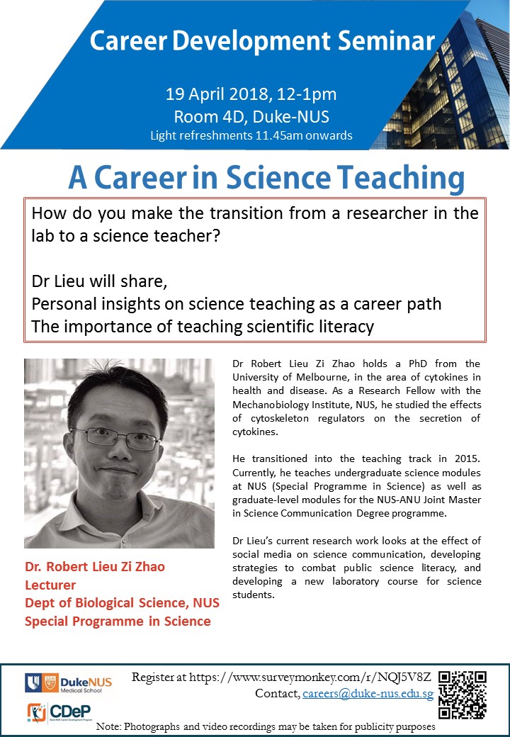 A Career In Science Teaching