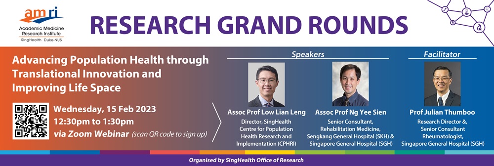 Advancing Population Health through Translational Innovation and Improving Life Space Advancing Population Health through Translational Innovation and Improving Life Space
