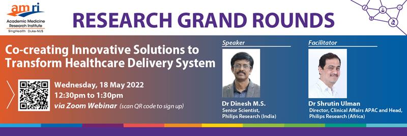Research Grand Rounds: Co-creating Innovative Solutions to Transform Healthcare Delivery System