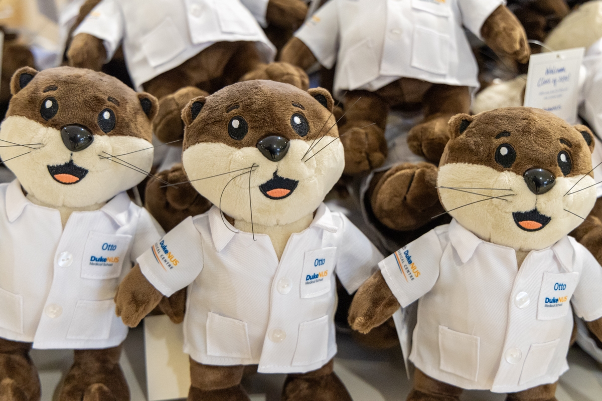 Otto at White Coat Ceremony