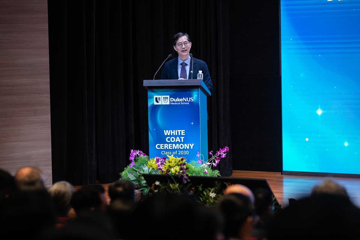 Dean Patrick Tan at White Coat Ceremony