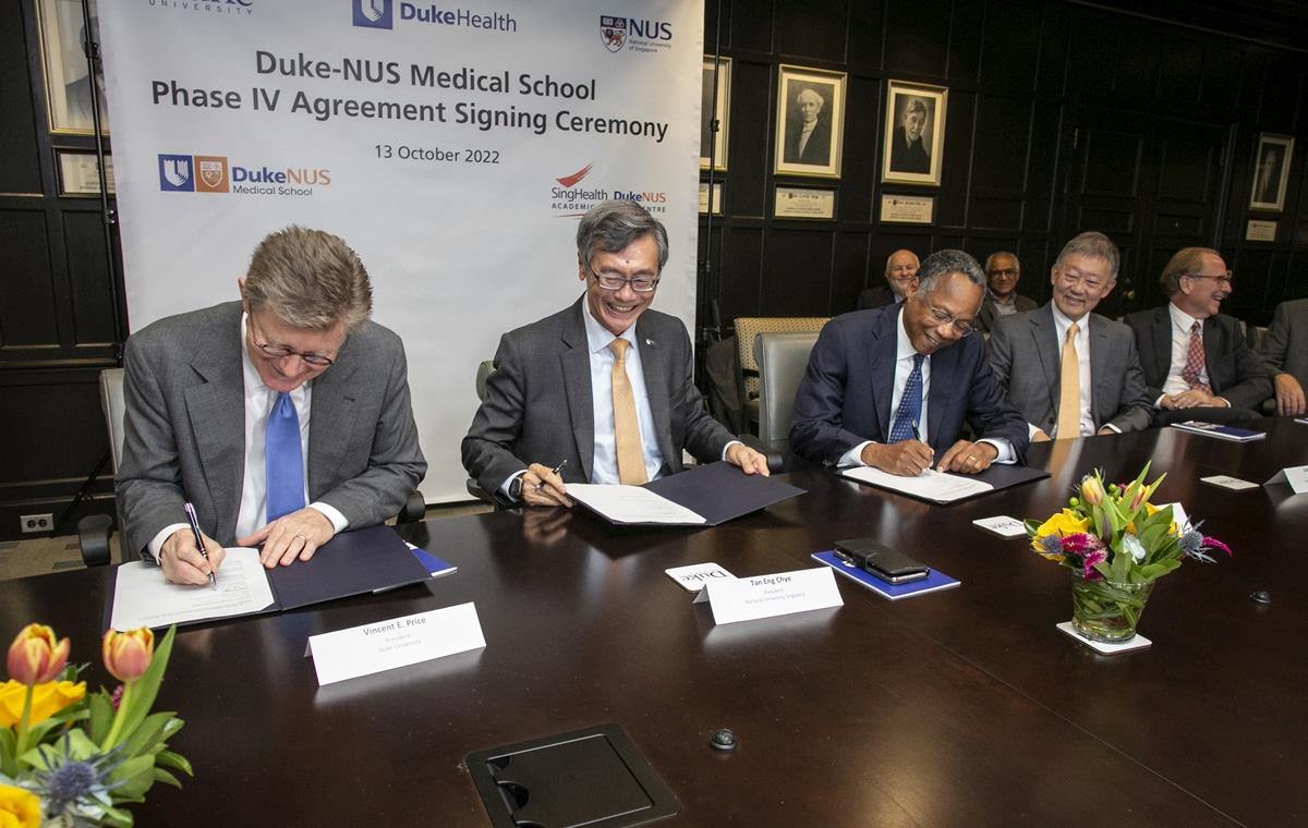 The agreement for Duke-NUS’ fourth phase