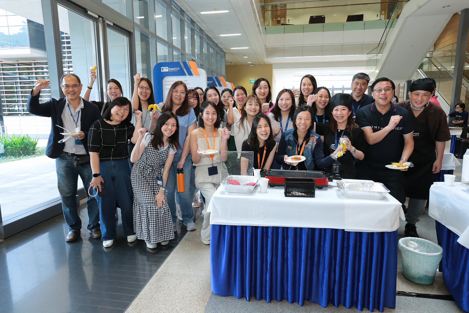 Karen Chang with team