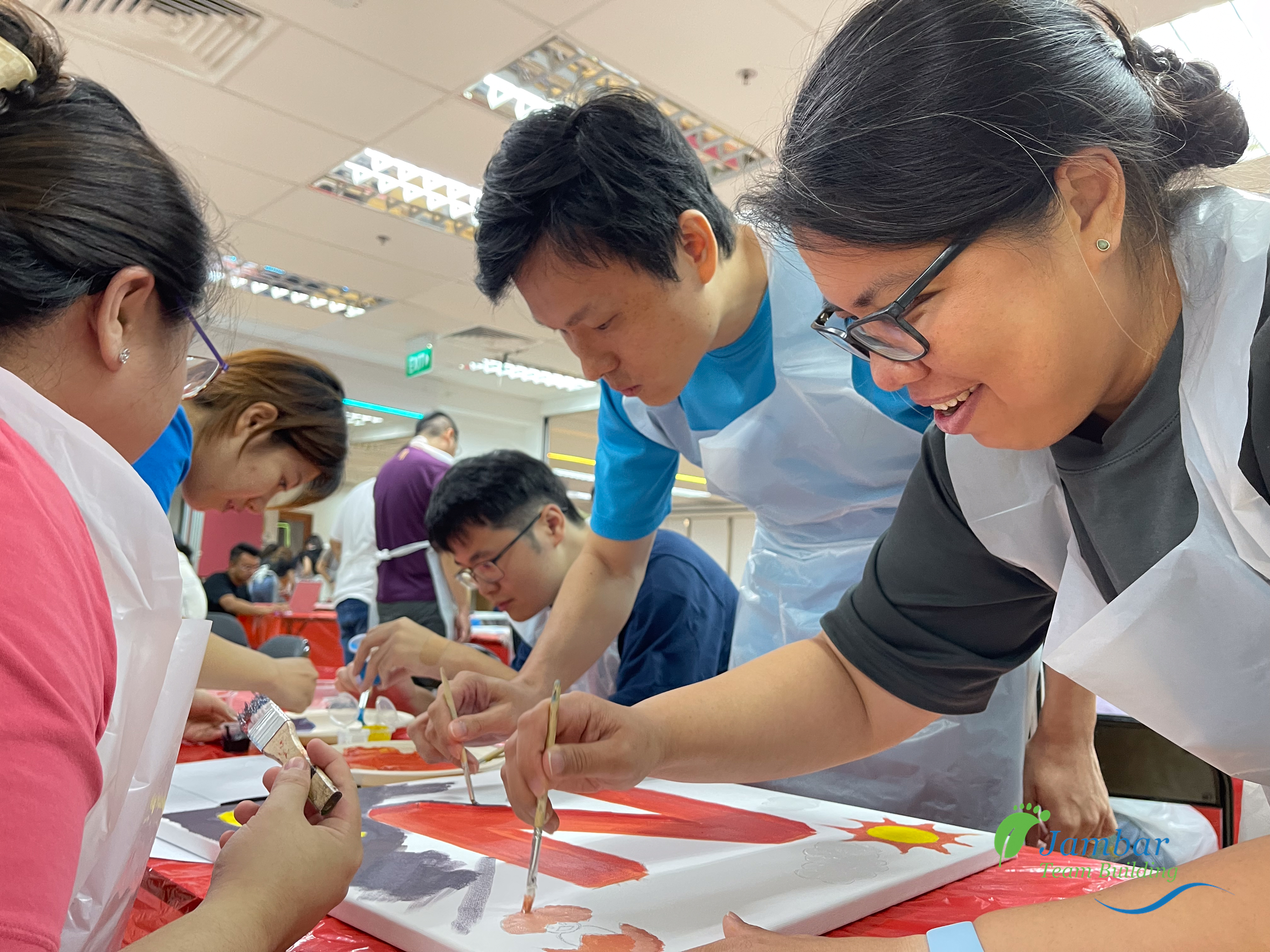 Fostering teamwork and creativity through art