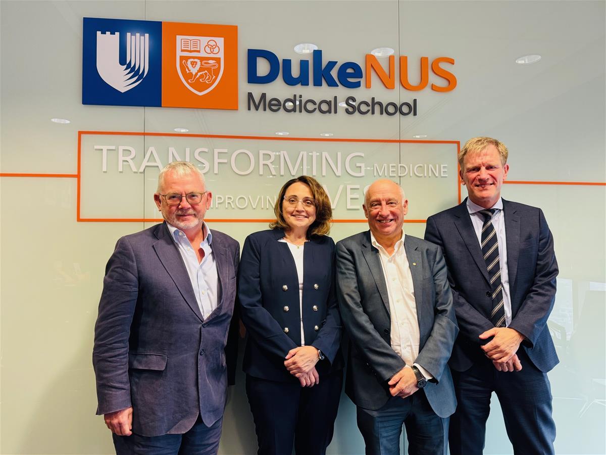 The experts who led the symposium (L-R): Professors Nick Wareham, Katalin Susztak, Mark Cooper and Peter Rossing
