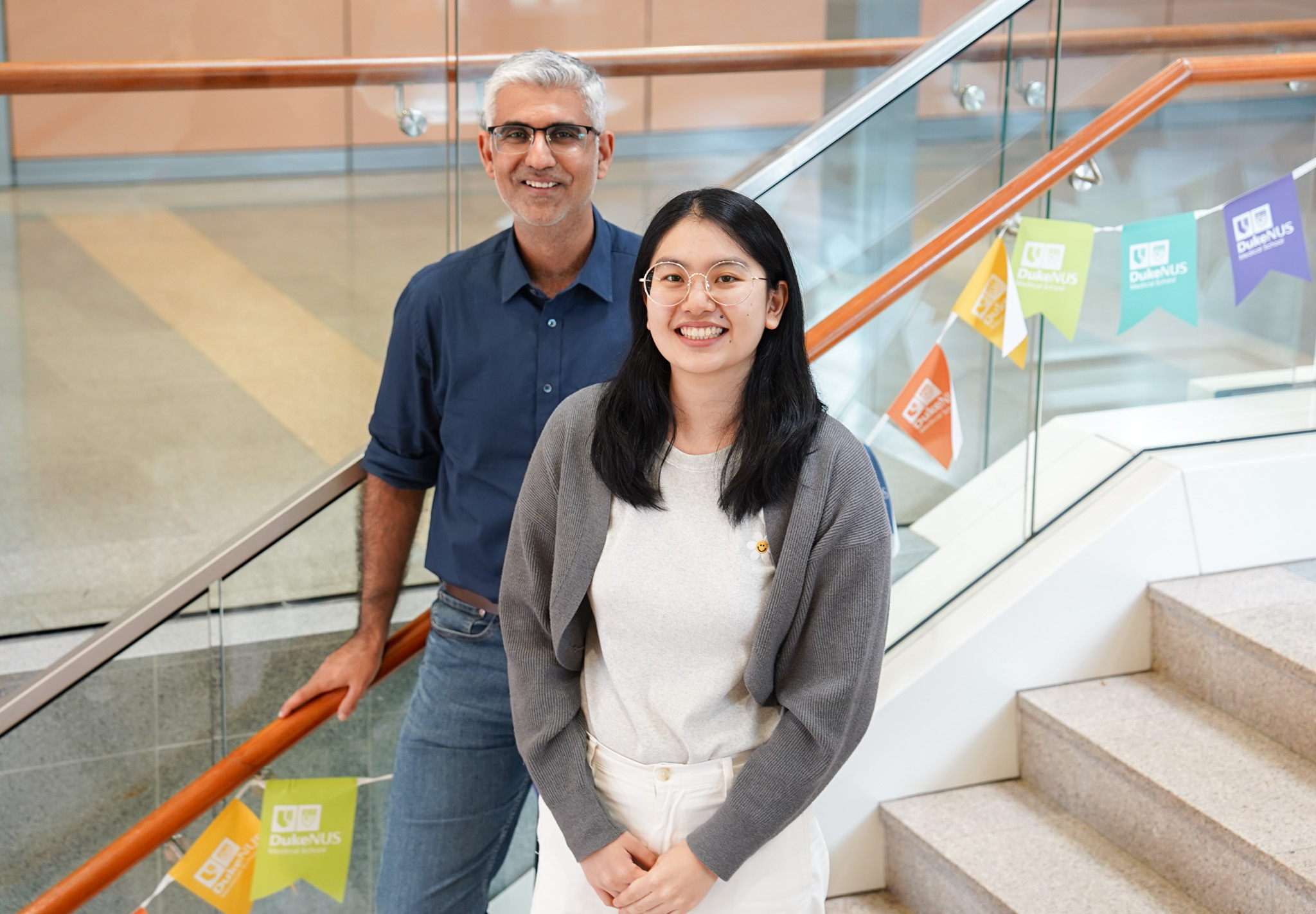 Rahul Malhotra and Meagan Goh