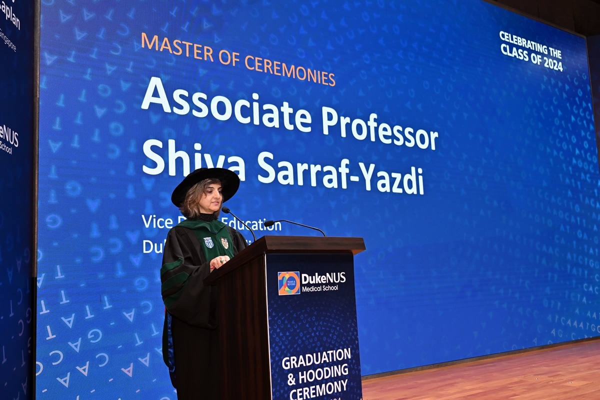 uke-NUS Vice-Dean for Education Associate Professor Shiva Sarraf-Yazd
