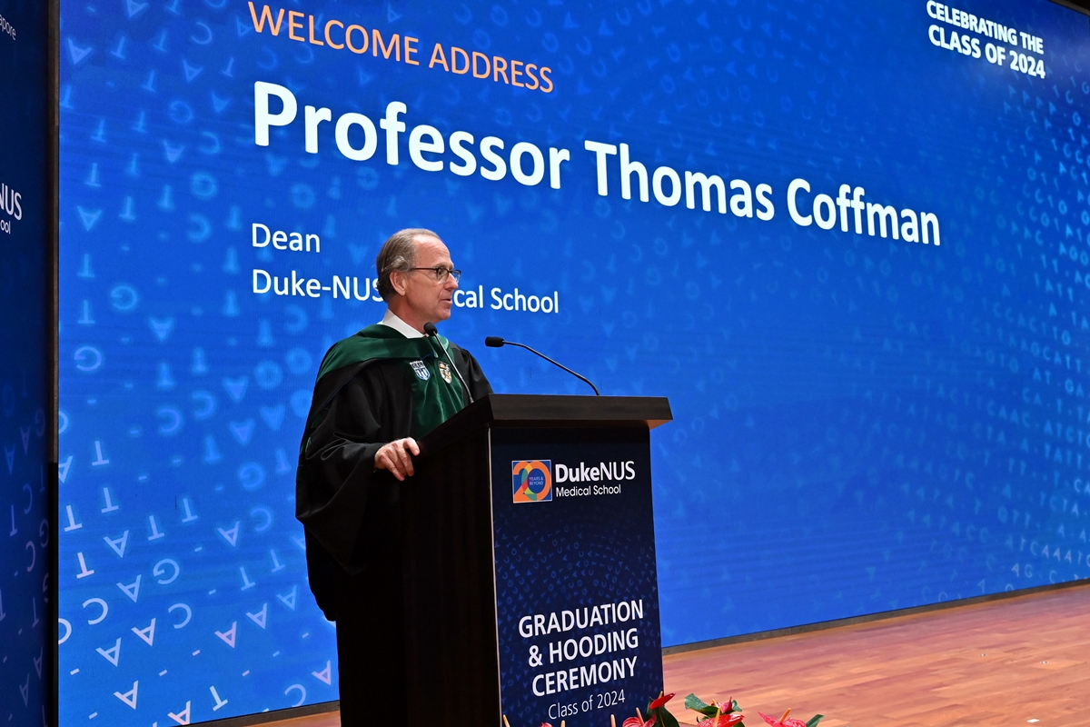 Duke-NUS Dean Prof Thomas Coffman