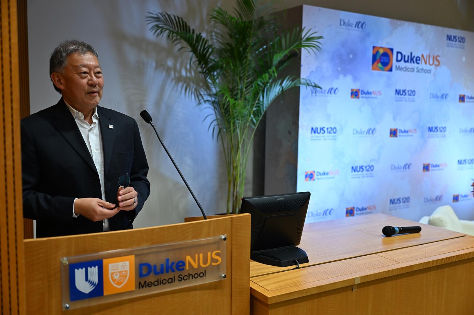 Duke-NUS Governing Board Chair Mr Goh Yew Lin likened partnerships to marriages in his welcome remarks