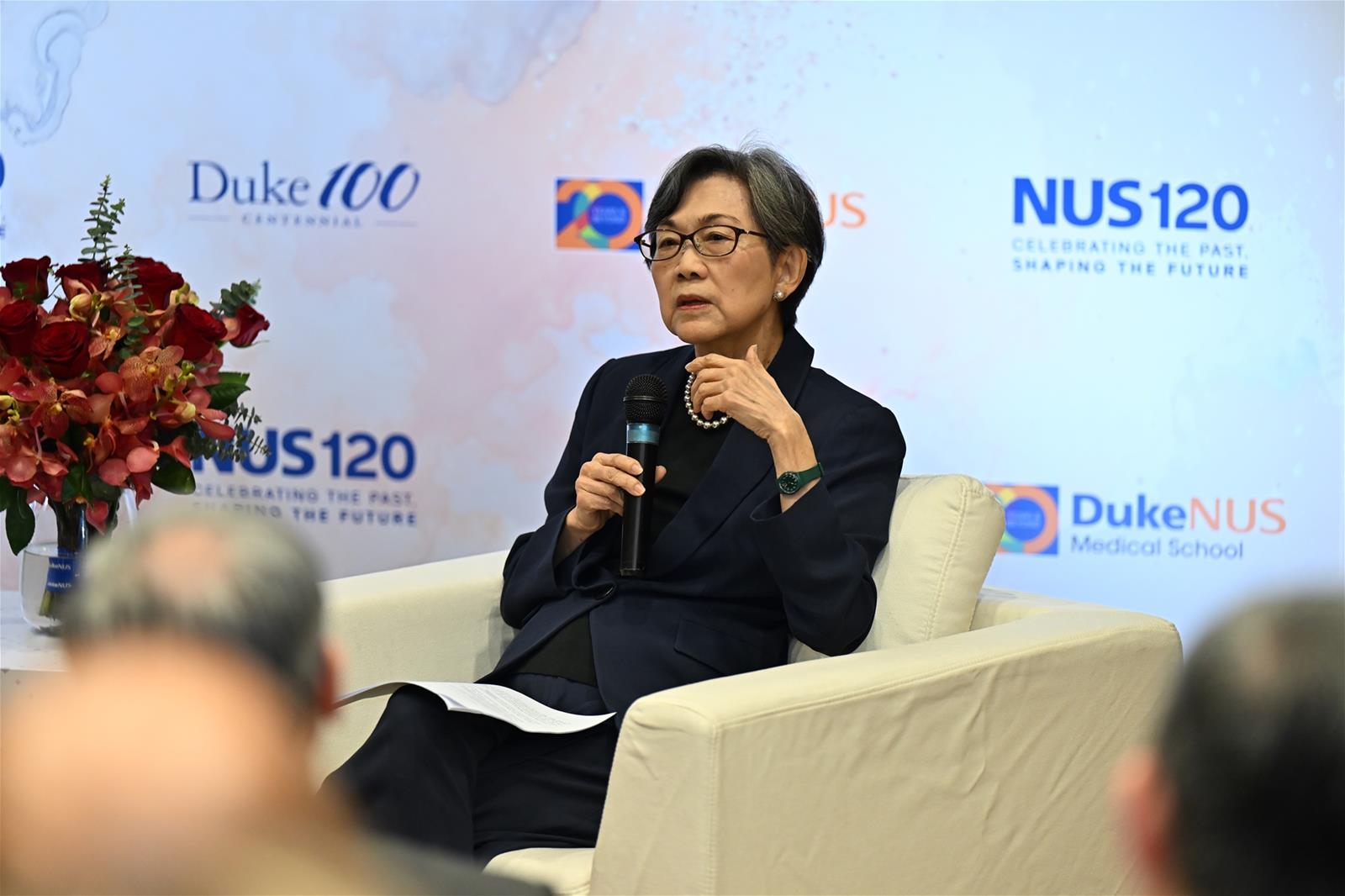 Special guest Prof Chan Heng Chee prefaced her remarks noting that the US enjoys a reservoir of goodwill in Asia that has been filled over the last 70 years.