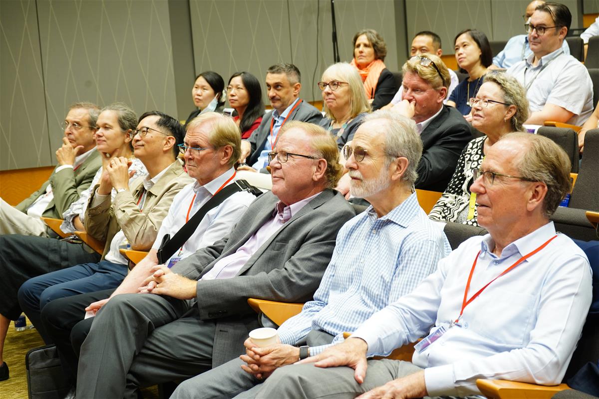 The 125-strong audience at the symposium