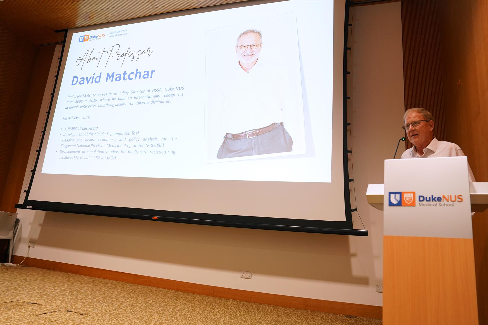 Prof Pat Casey reflects on his time working with Prof Matchar