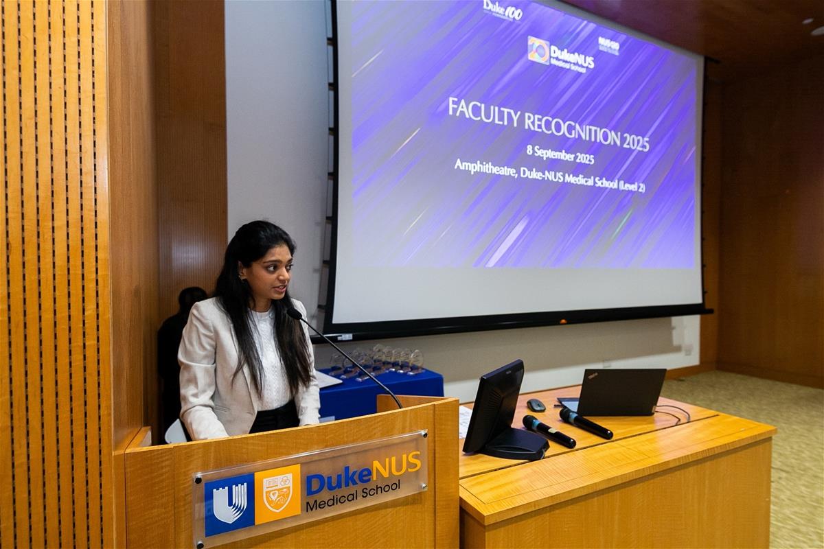 Emcee for the day, final-year MD student Keerthana Mallavarapu Emcee for the day, final-year MD student Keerthana Mallavarapu