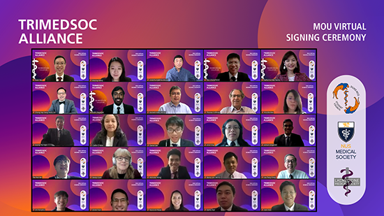 TriMedSoc signing of MOU group photo