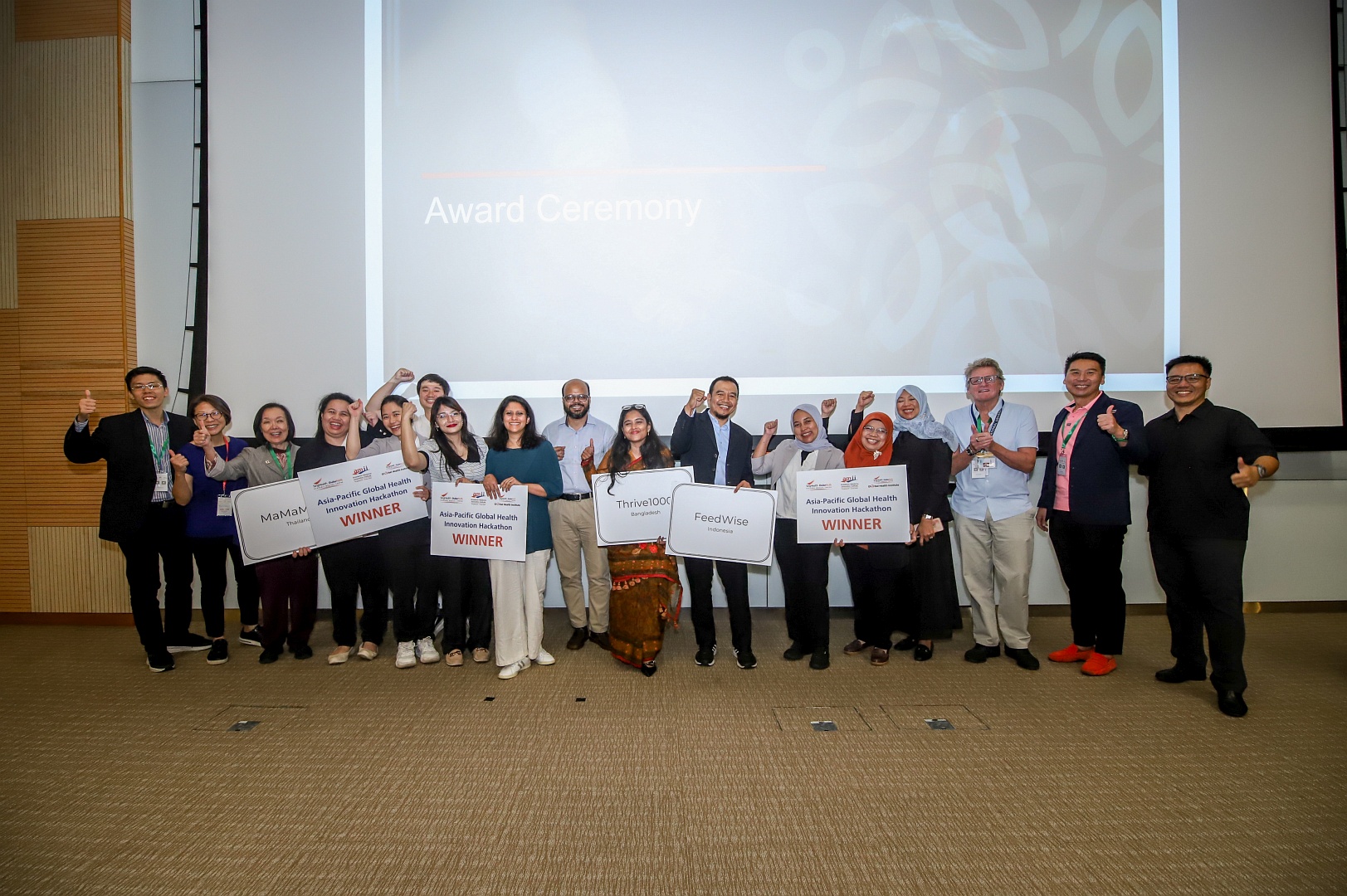 Congratulations to the winners of the 2nd Asia-Pacific Global Health Innovation Hackathon!