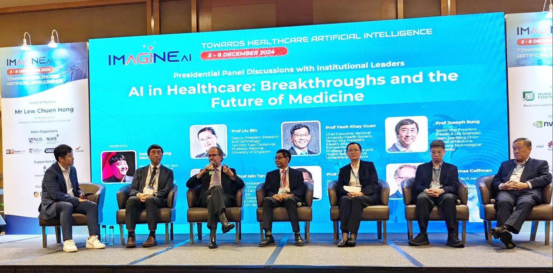 Presidential panel discussion at the Imagine AI 2024 conference