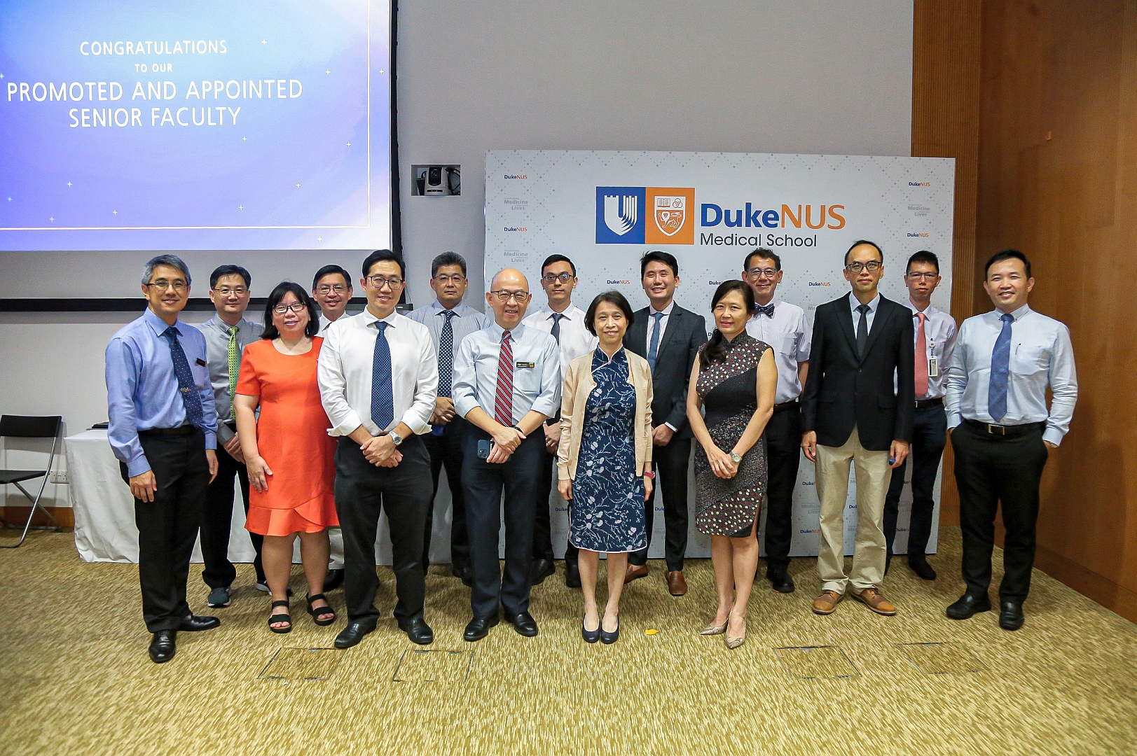 Newly promoted and appointed senior faculty