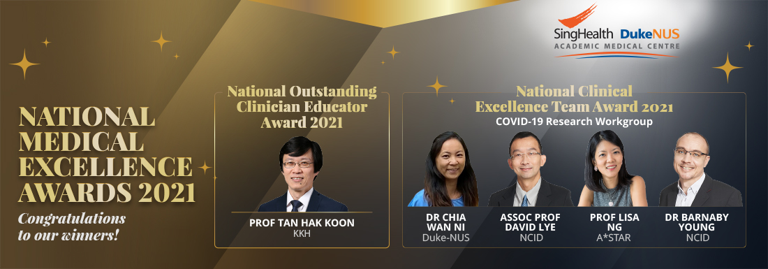 Top honours for COVID-19 Research Workgroup and clinician educator at the National Medical Excellence Awards