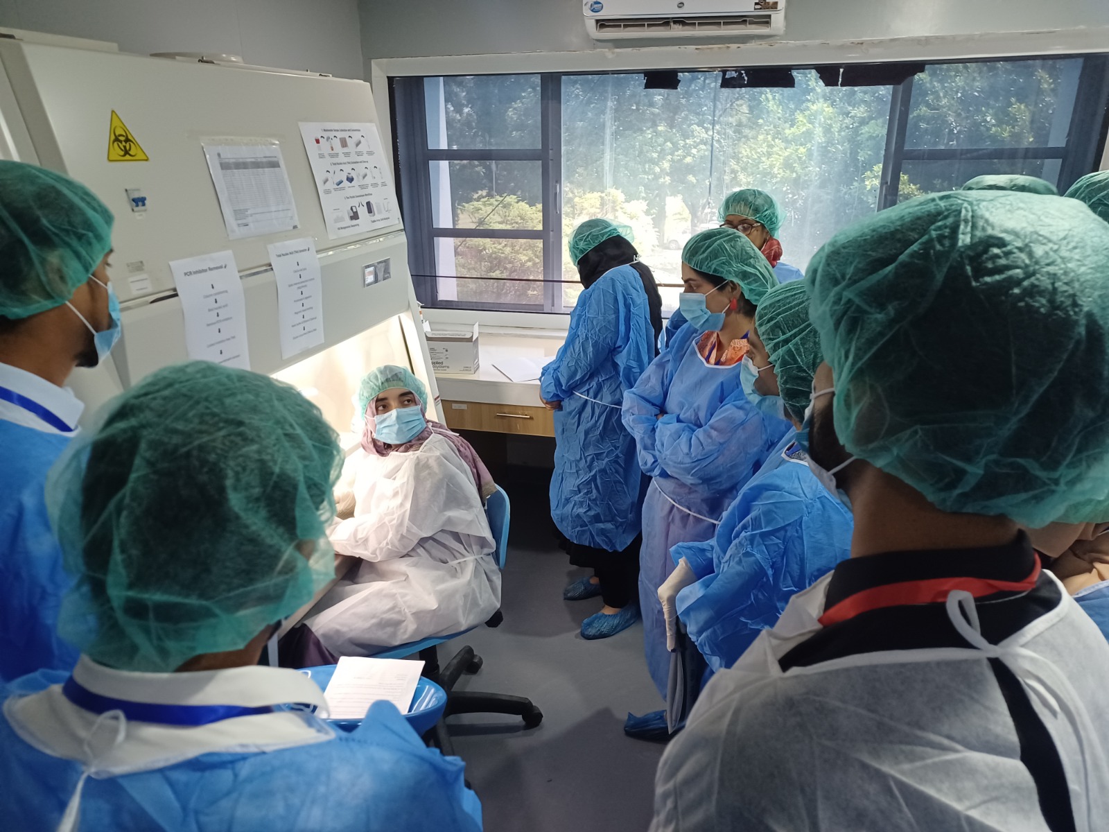 Hands-on laboratory training on WES, metagenomic sequencing and bioinformatics at National Institute of Health, Pakistan, in July 2026 // Photo credit: Duke-NUS Medical School