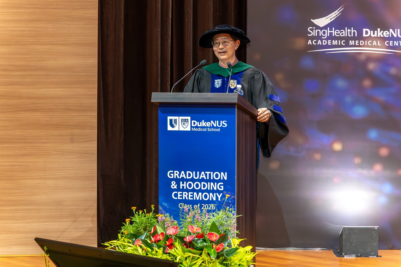 Prof Patrick Tan shares his vision for the graduating class in his opening address.