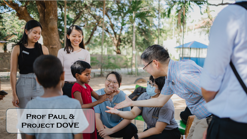 Prof Yen on one of the Project DOVE trips // Credit: Courtesy of Dr Lim Gim Hui