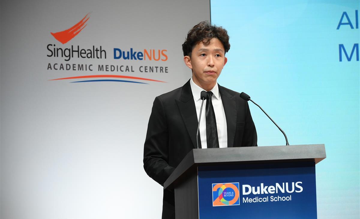 PDr Kok Chun Yen (Class of 2023) introduces the new Class