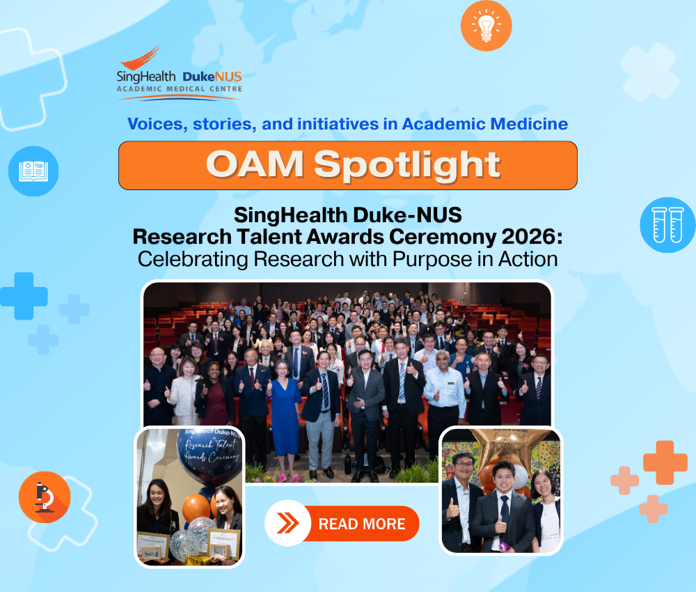 SingHealth Duke-NUS Research Talent Awards Ceremony: Celebrating Research with Purpose in Action