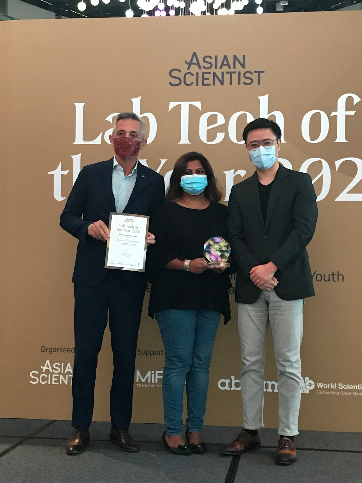 Kamini at Asian Scientist Award 2022