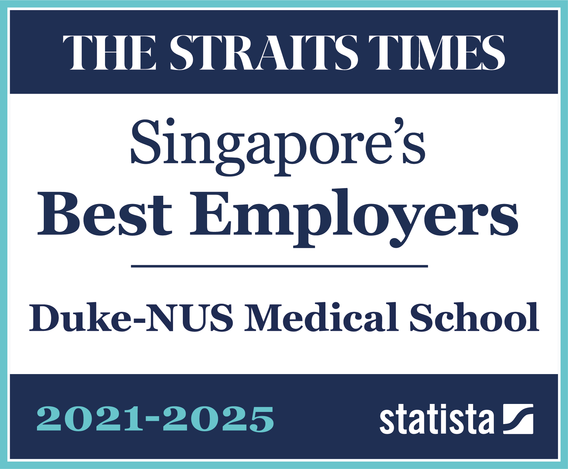 Straits Times Best Employer 2021 - 2025