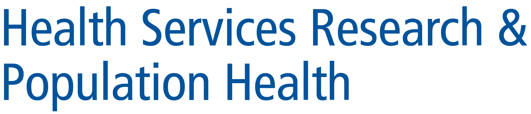 Health Services Research & Population Health