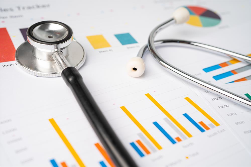 stethoscope-chart-graph-paper-finance-account-statistic-analytic-economy-business-concept