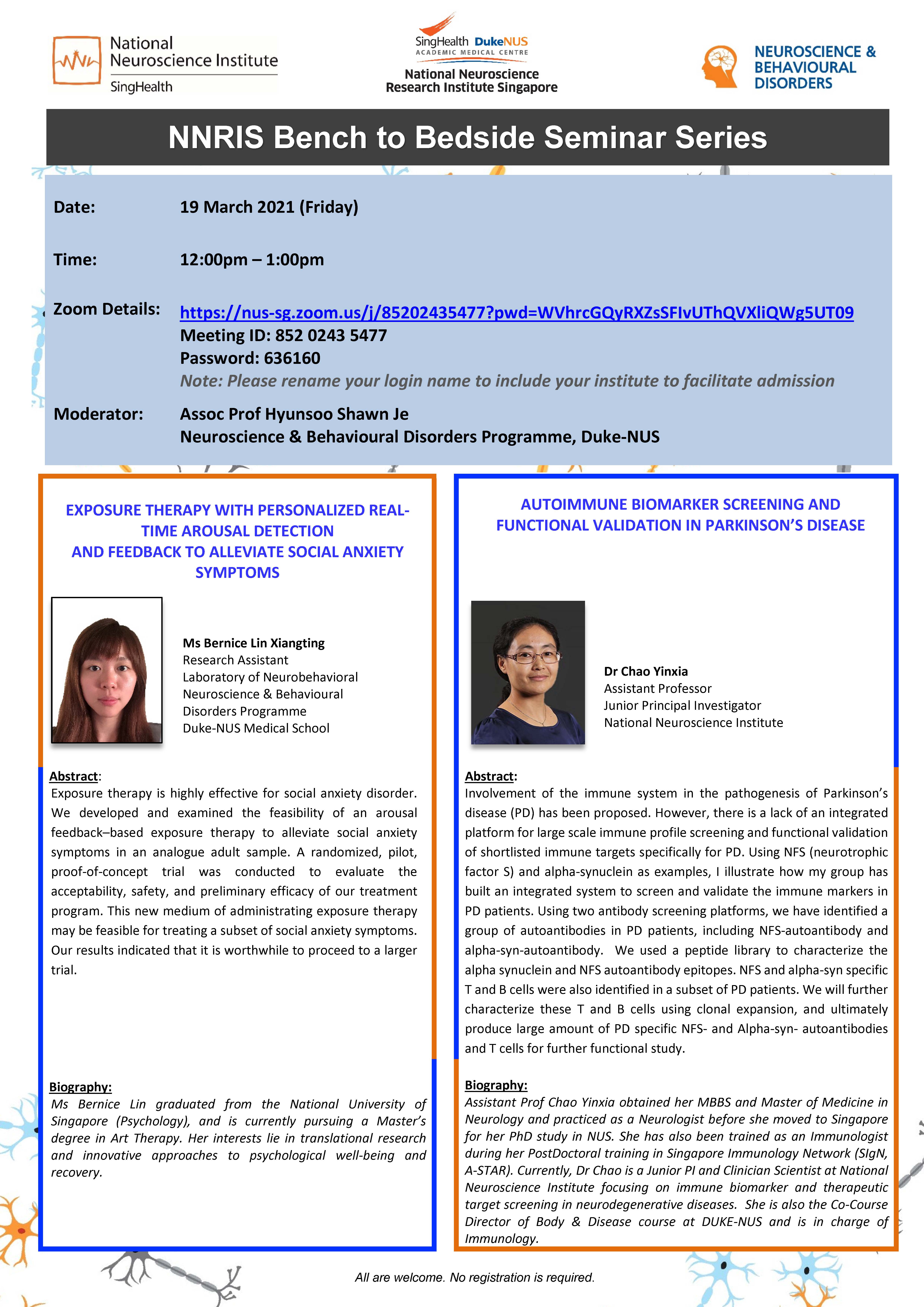 NNRIS Bench to Bedside Seminar Poster (19 Mar 21)
