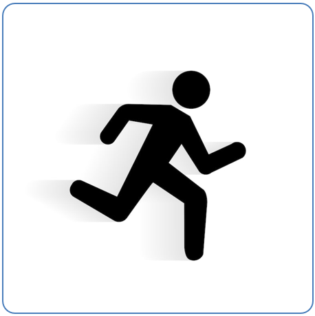 running logo